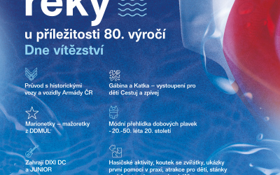 Otevírání řeky při příležitosti 80. výročí Dne vítězství