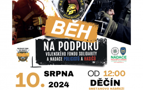 Běh na podporu Vojenského fondu solidarity a Nadace policistů a hasičů