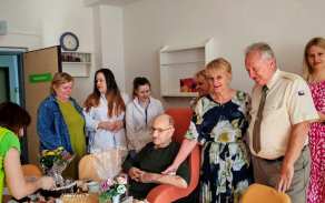 Oslava 90. narozenin plukovníka v. v. Karla Fanty